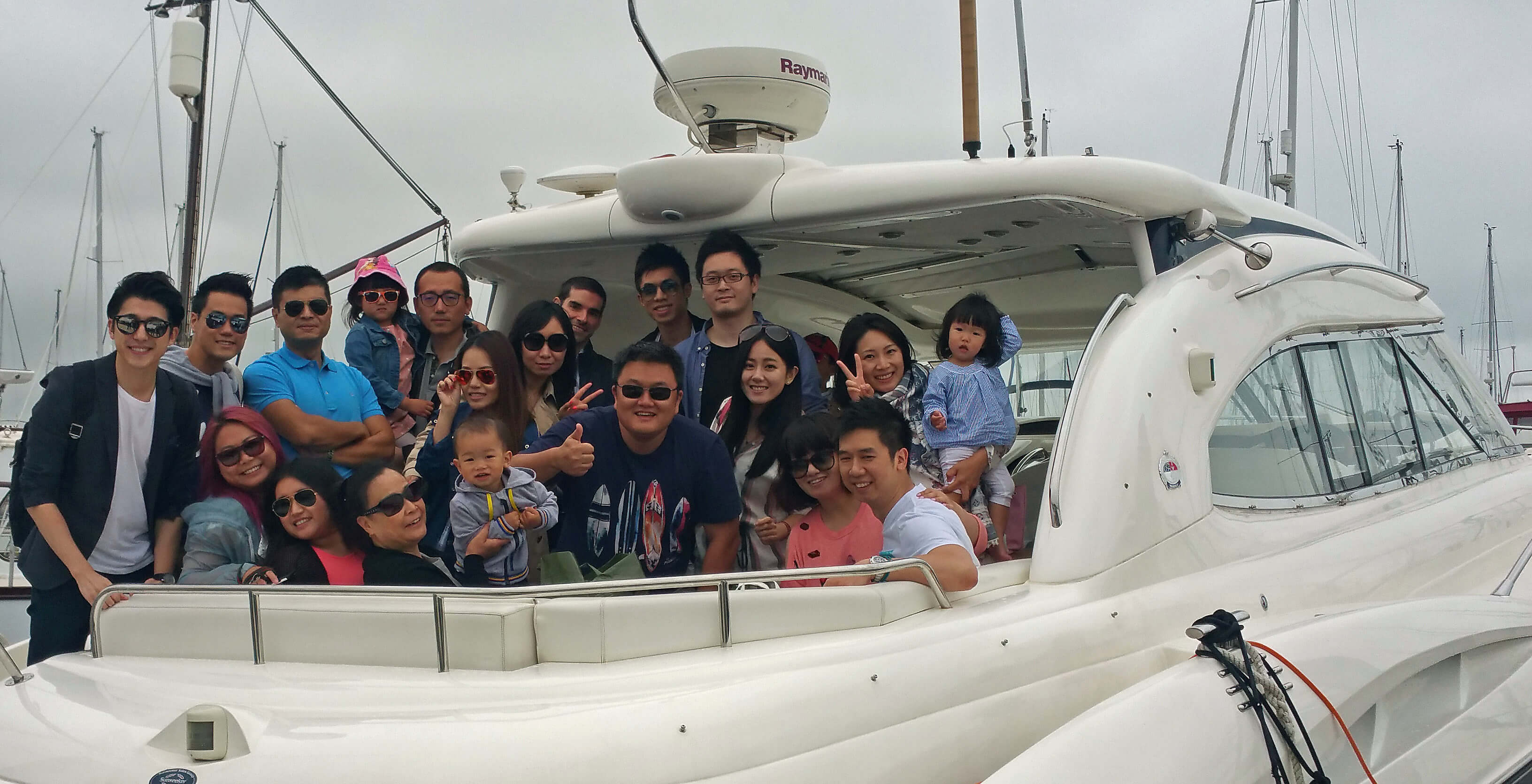 chinese on yacht
