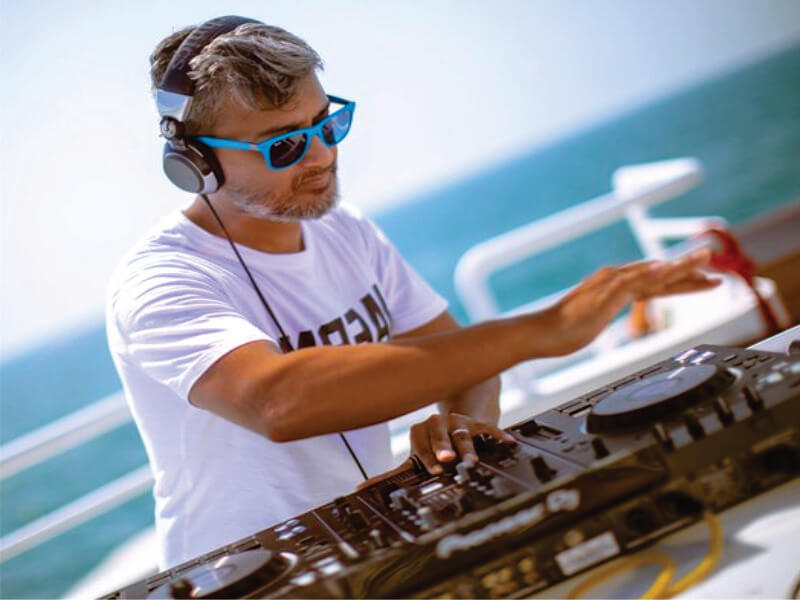 DJ on Yacht
