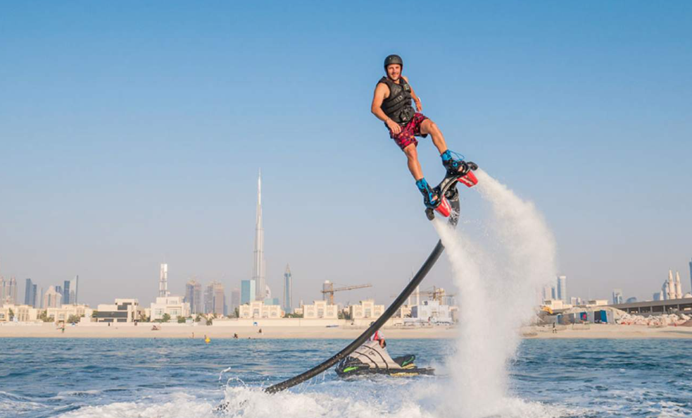Flyboarding in Palm Jumeirah