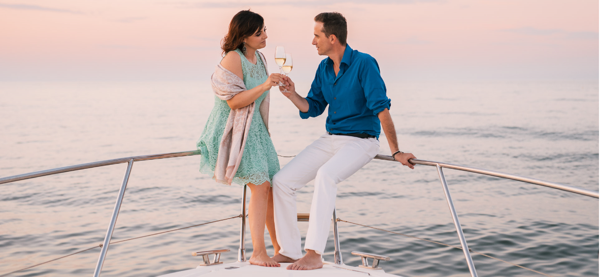 Romantic Valentine’s Day on Yacht in Dubai