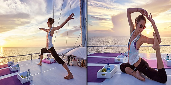 yoga yacht rental