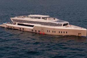 private lotus mega yacht
