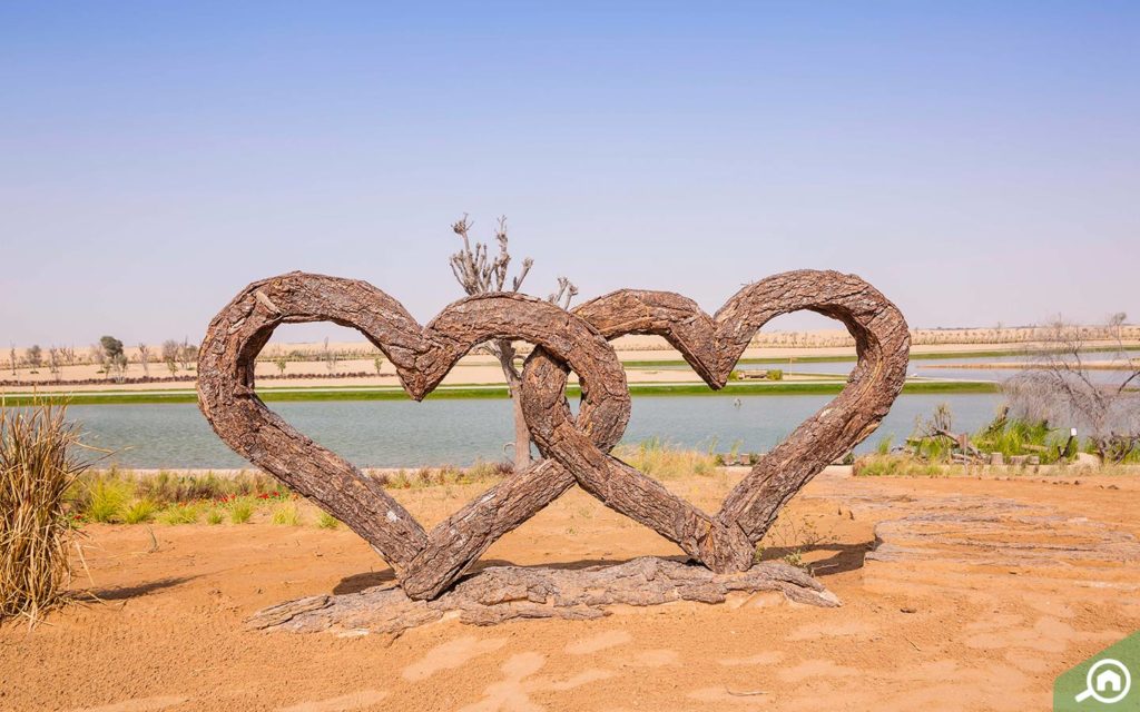 The love lake at al Qudra