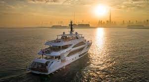 Sunset cruise on yacht