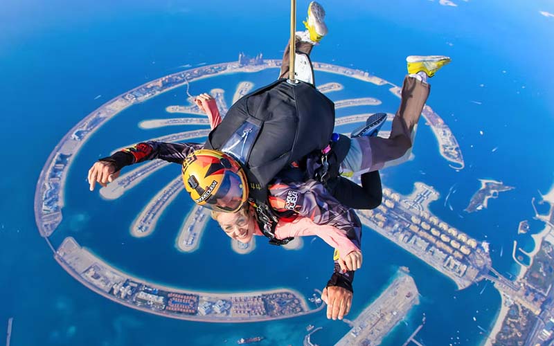 Free-fall Skydive Dubai