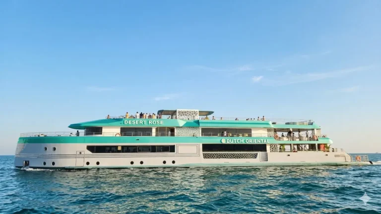 Rose Royale 165 luxury yacht private charter from Yas Marina on Yas Island, Abu Dhabi