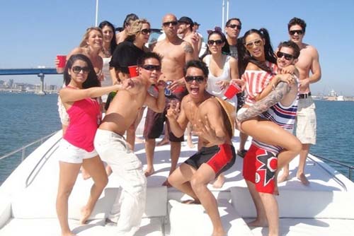 private party on yacht