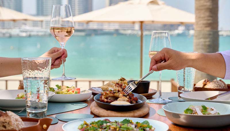 beach Bar and Grill Restaurant in Dubai
