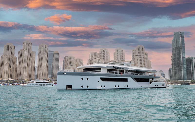 Desert rose mega yacht 