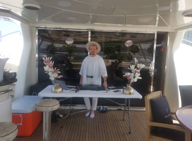 DJ on Yacht