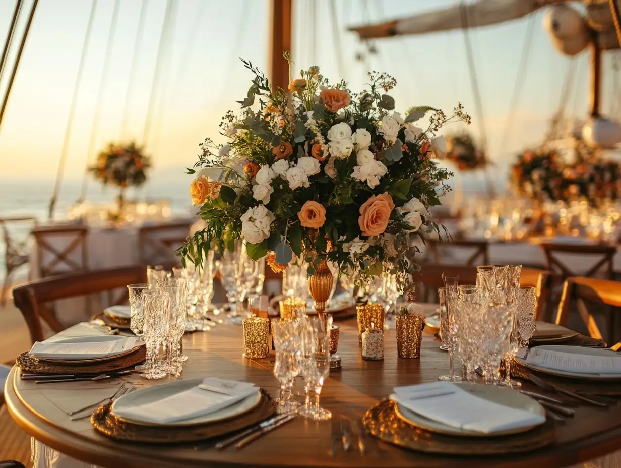 Budget-Friendly Simple Wedding Decoration Ideas for Yacht Weddings