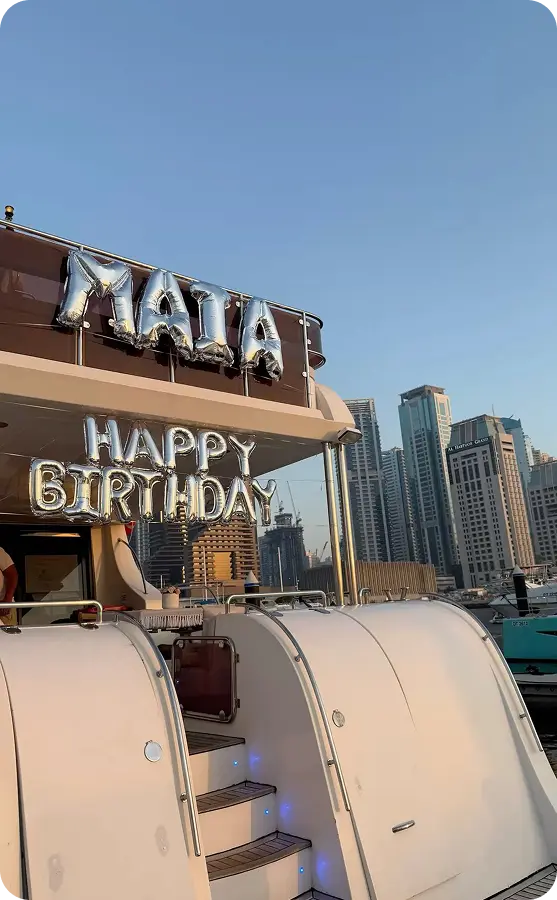 Why Choose Mala Yacht Rental Dubai for Birthday Yacht Celebration