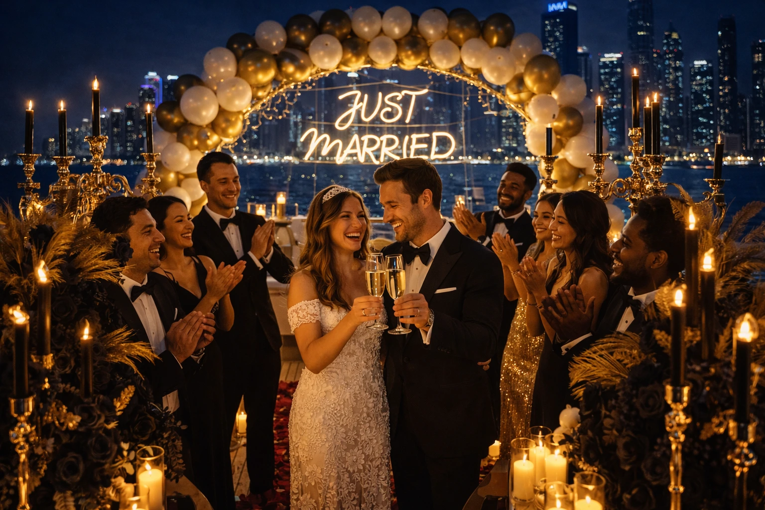 After Marriage Wedding Reception Yacht Party